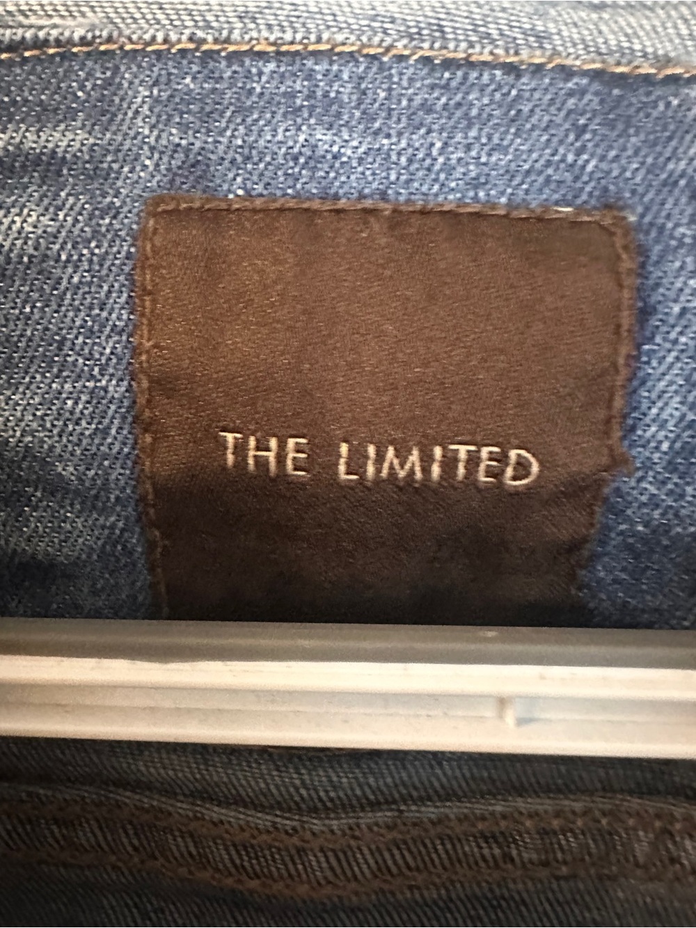 The Limited Light Blue Denim Jacket - Classic Button-Front - Picture 3 of 4